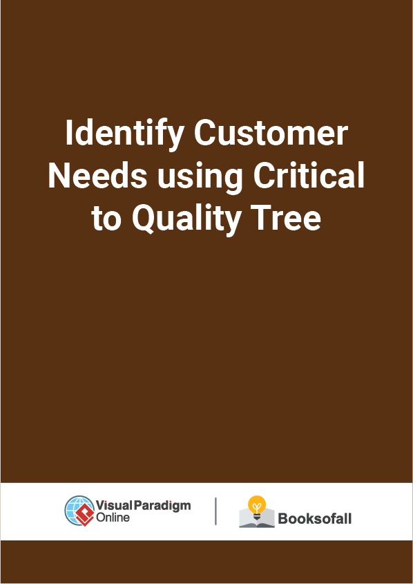 Identify Customer Needs using Critical to Quality Tree