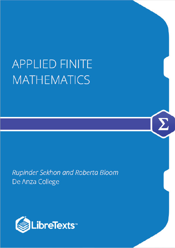 Applied Finite Mathematics (Sekhon and Bloom)