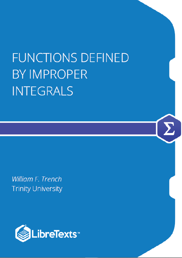 Functions Defined by Improper Integrals (Trench)