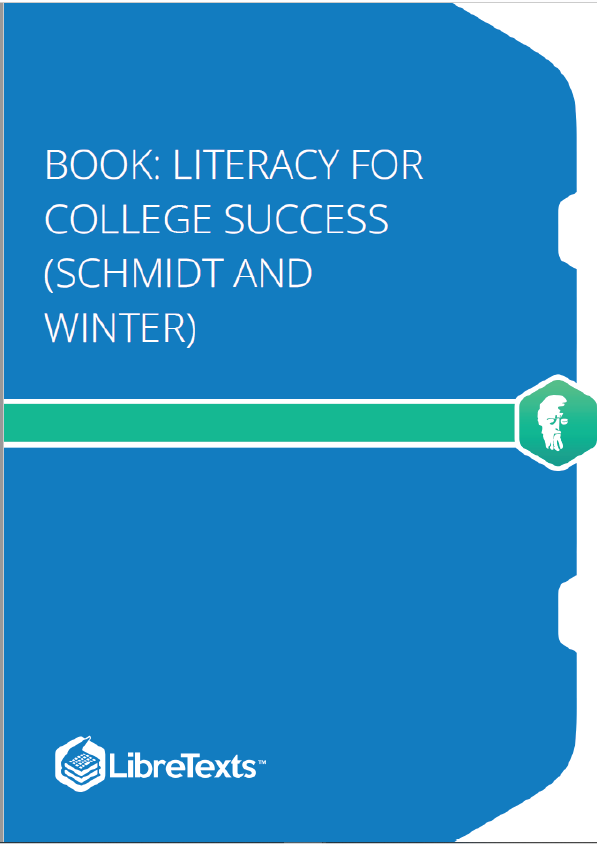 Literacy for College Success (Schmidt and Winter)