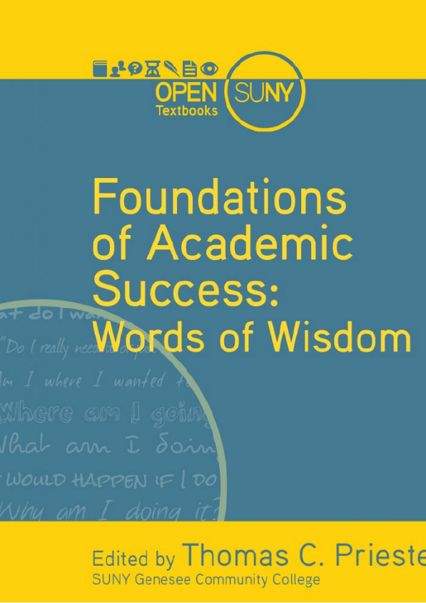 Foundations of Academic Success Words of Wisdom