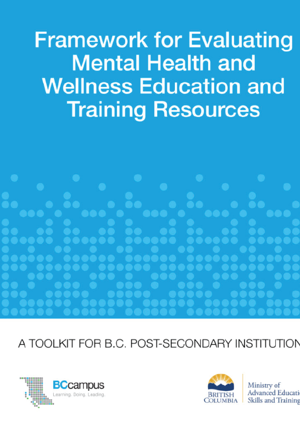 Framework for Evaluating Mental Health and Wellness Education and Training Resources