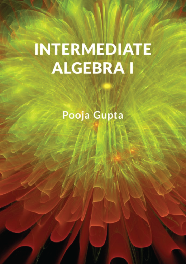 Intermediate Algebra I