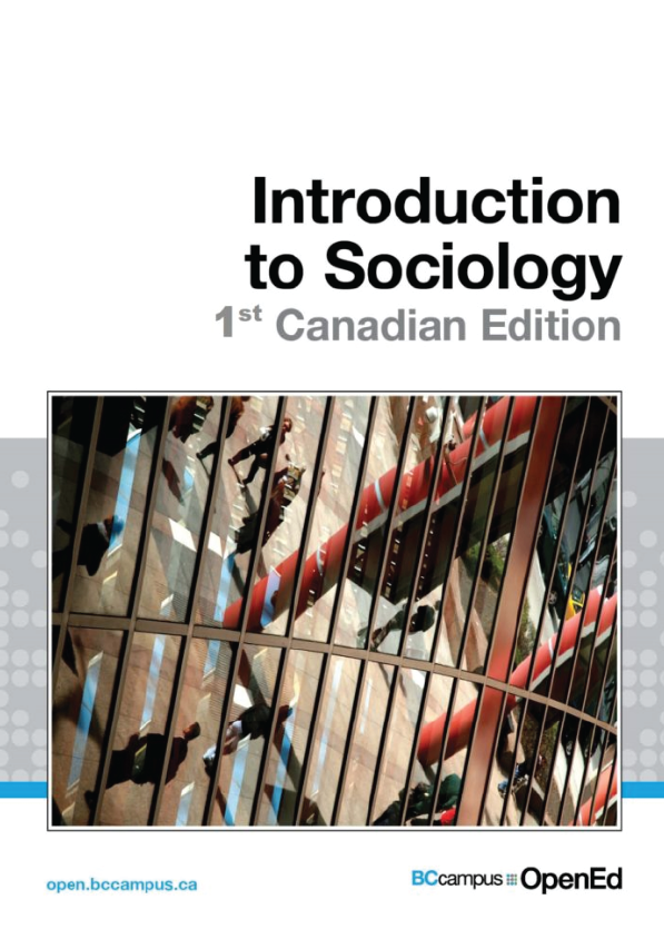 Introduction to Sociology – 1st Canadian Edition