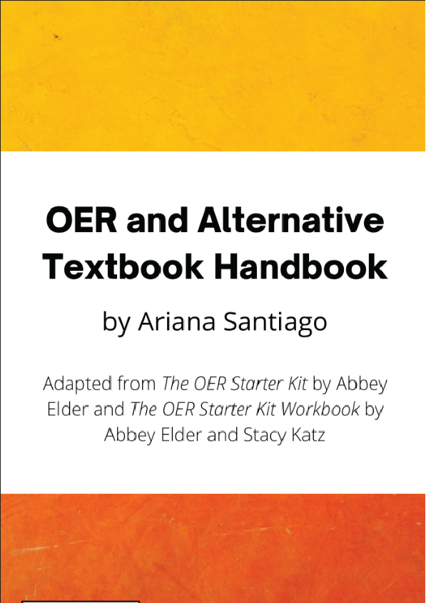 OER and Alternative Textbook Handbook