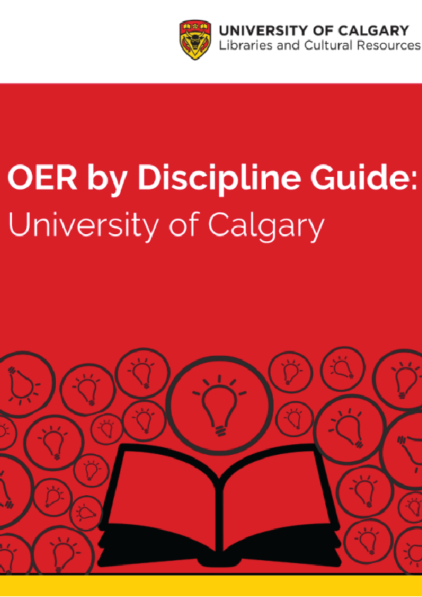 OER by Discipline Guide University of Calgary