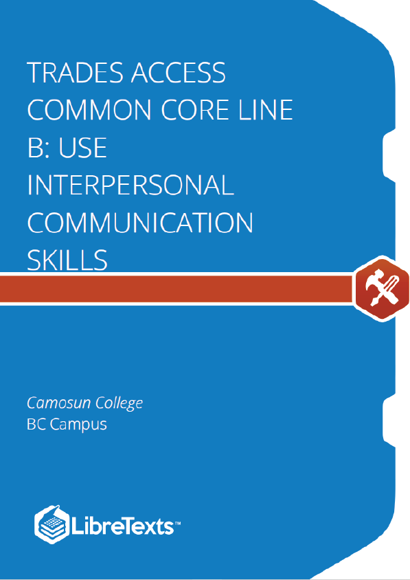 Trades Access Common Core Line B Use Interpersonal Communication Skills