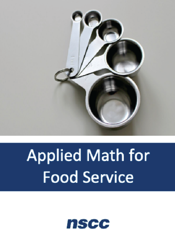 Applied Math for Food Service