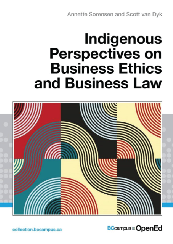 Indigenous Perspectives on Business Ethics and Business Law in British Columbia