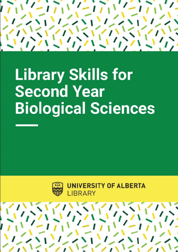 Library Skills for 2nd Year Biological Sciences