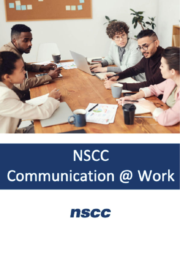 NSCC Communication @ Work