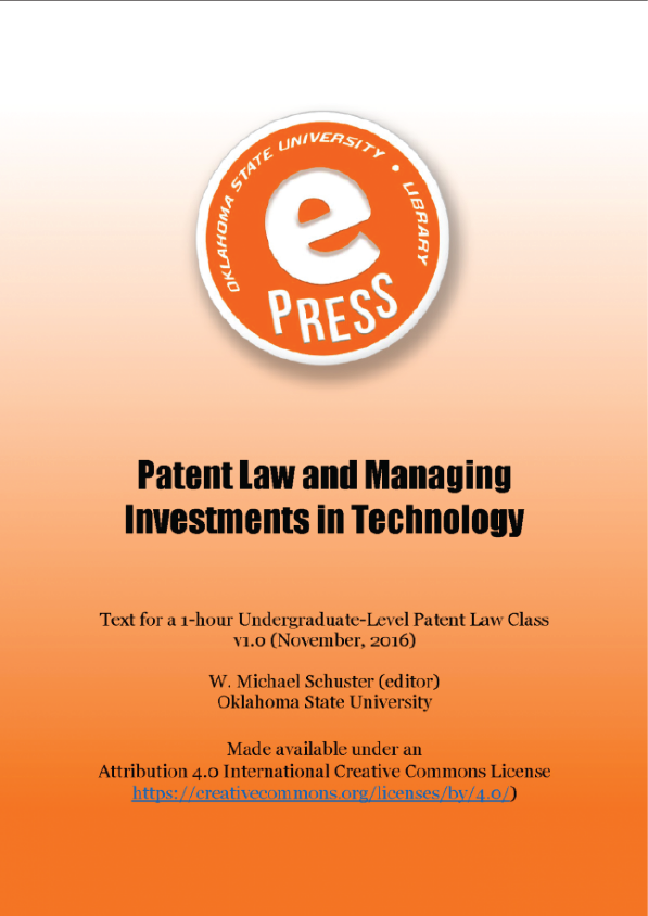 Patent Law and Managing Investments in Technology