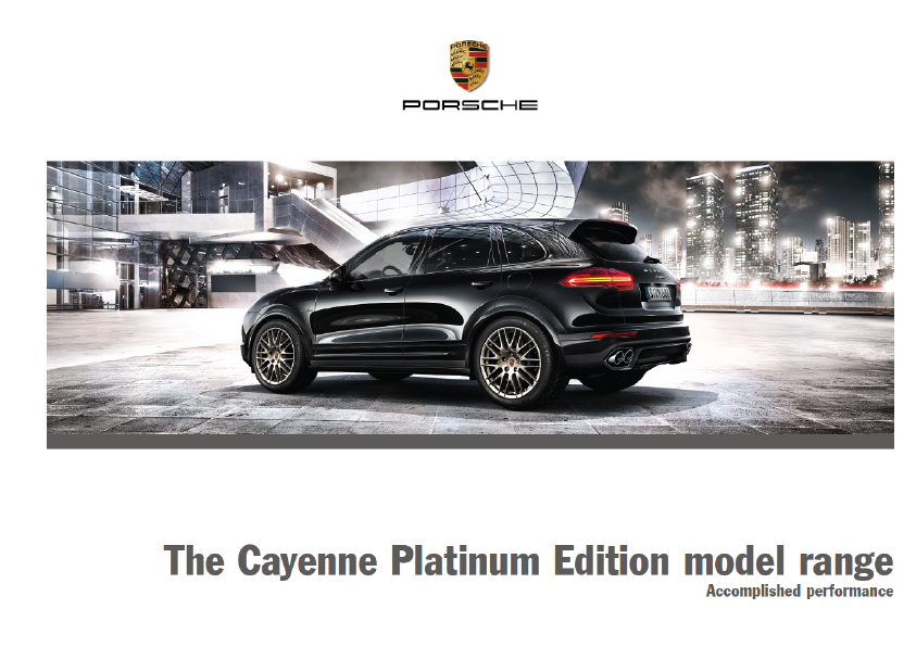 Porsche_US CayennePlatinum_2016