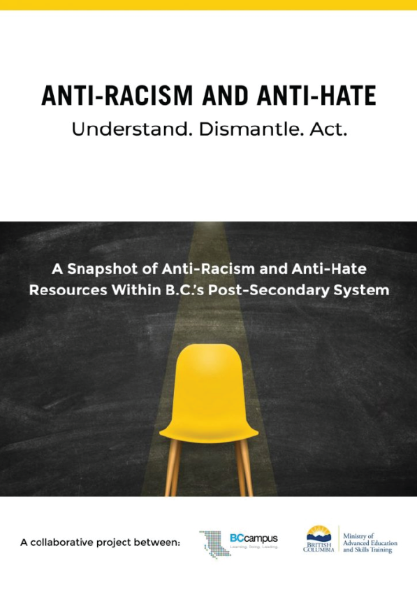 Understand. Dismantle. Act A Snapshot of Anti-Racism and Anti-Hate Resources Within BC’s Post-Secondary System